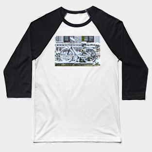 Snowy bike Baseball T-Shirt